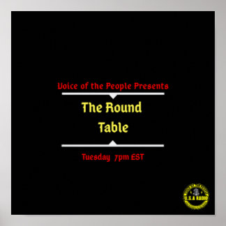 Poster de table ronde