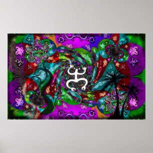 Poster de taïno caribéen