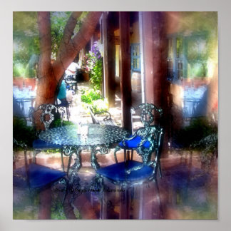 Poster de Taos sur le trottoir