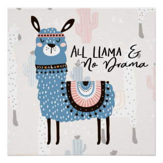 Poster de toute la Llama et pas de drame