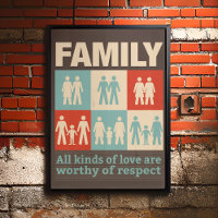 Poster de toutes sortes d'amour pour les LGBT