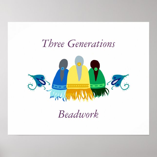 Poster de trois générations (Devant)