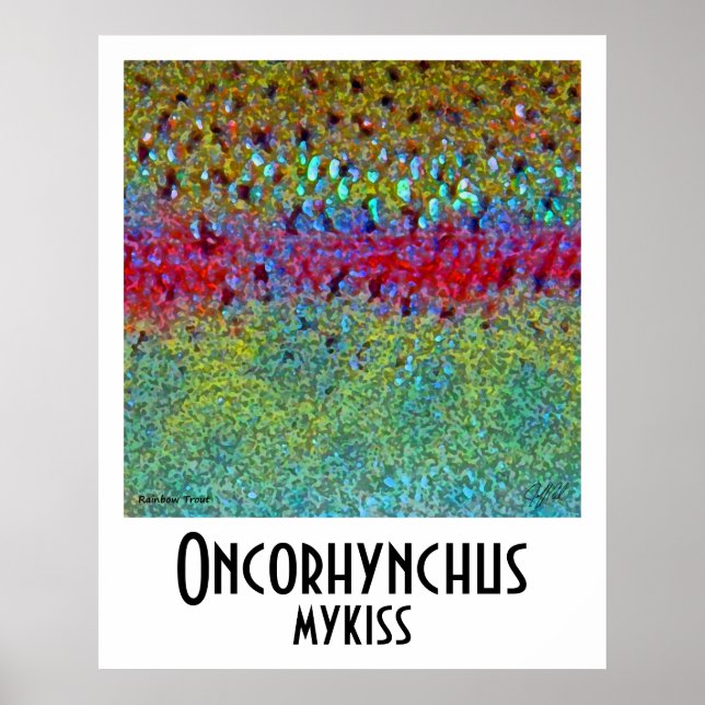Poster de truite arc-en-ciel (Devant)
