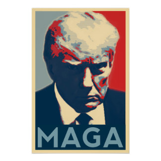 Poster de Trump 2024 Ultimate Mugshot Style MAGA
