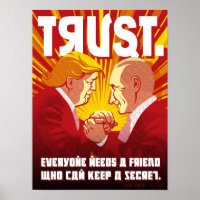 Poster de Trump et Poutine