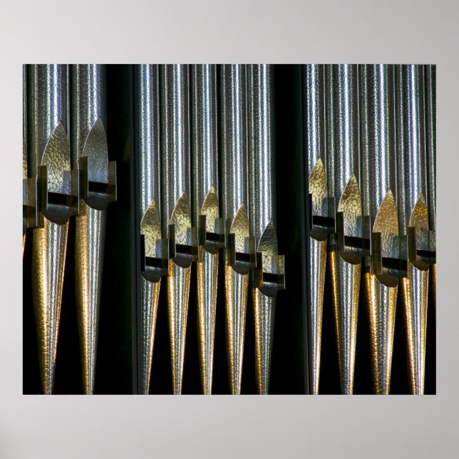 Poster de tuyaux métalliques (Devant)