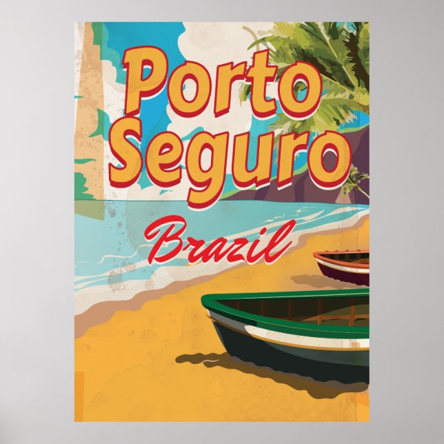 Poster de vacances Porto Seguro Brésil (Devant)