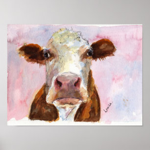 Poster de vache grumpy
