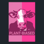 Poster de vache Pop Art Rose - à parti Plante<br><div class="desc">Cette affiche pop-art à l'affiche pop-art avec "Plante-biasé" et notre classique Capture d'écran de vache en Camo rose est vegan au coeur et un cri à nos copains bovins. Ce design dessiné à la main par Armagarden utilise des couleurs modernes pour faire éclater n'importe quel mur sur lequel vous le...</div>