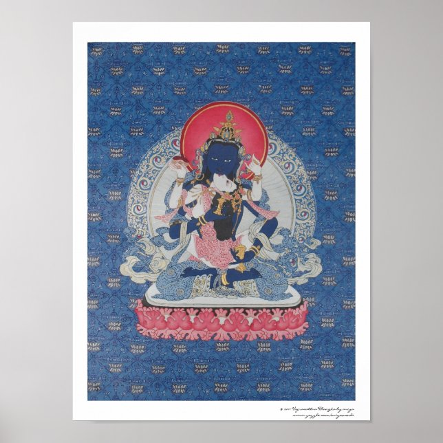 Poster de Vajrasattva et Consort (Devant)