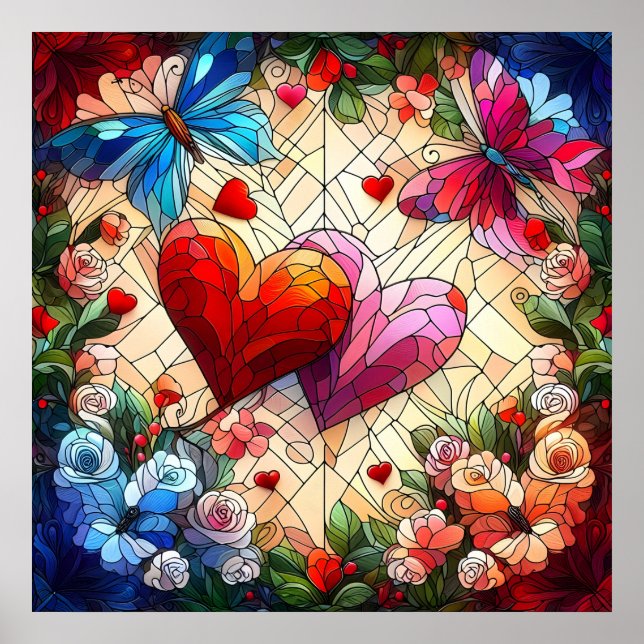 Poster de Valentine Hearts (Devant)