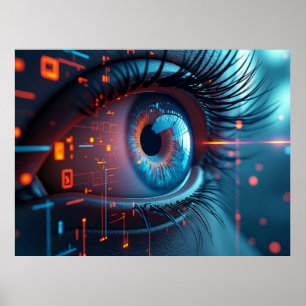 Poster de valeur mat Quantum Eye