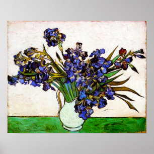 Poster de Van Gogh Vase d'Irises