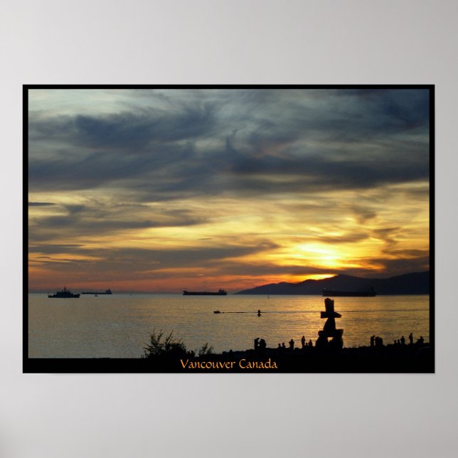 Poster de Vancouver English Bay Vancouver Imprimer (Devant)