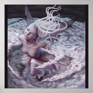 Poster de vapeur (carré)