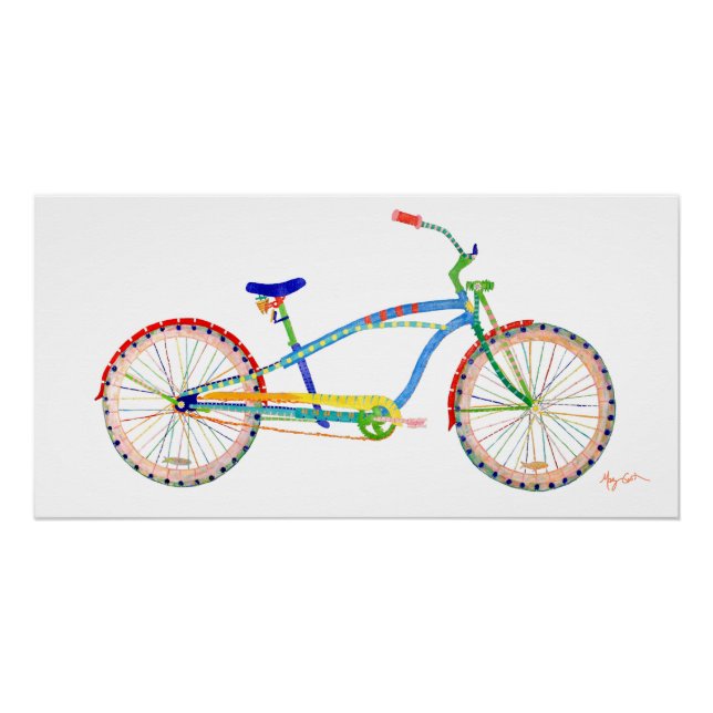 Poster de vélo Cruiser (Devant)