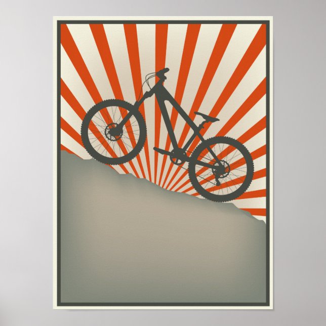 poster de vélo de style vintage (Devant)
