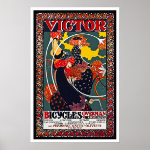 Poster de vélo : Victor Bicycles - William Bradley