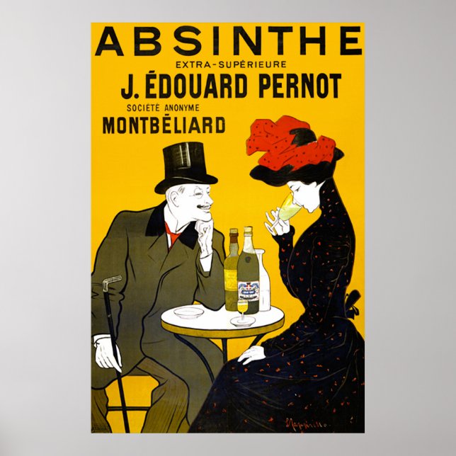 Poster de vintage Absinthe (Devant)