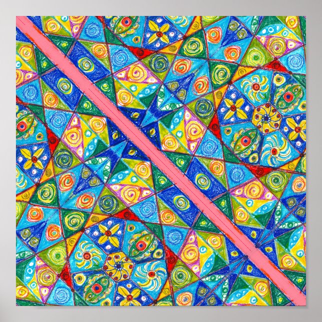 Poster de vision Abstraite (Devant)