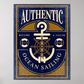 Poster de voile vintage