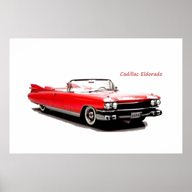 Poster de voiture classique (Devant)
