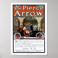 Poster de voiture Pierce Arrow