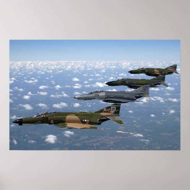 Poster de vol F-4 Phantom II (Devant)