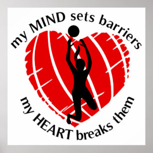 Poster de volley-ball des filles