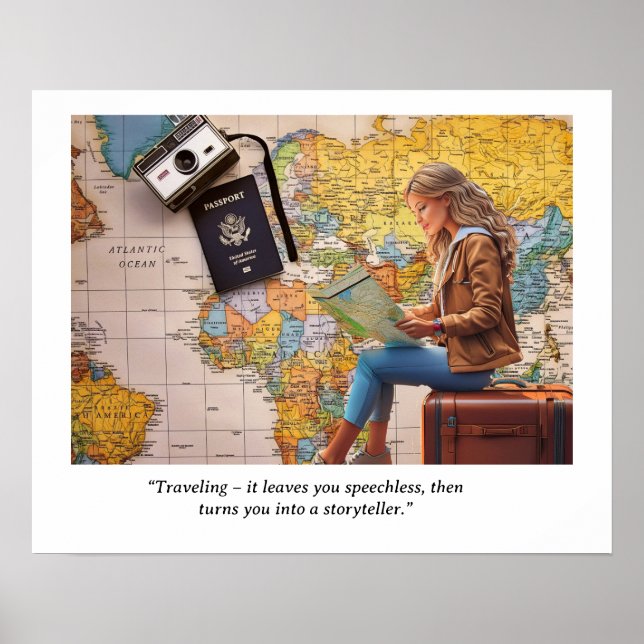 POSTER DE VOYAGE (Devant)