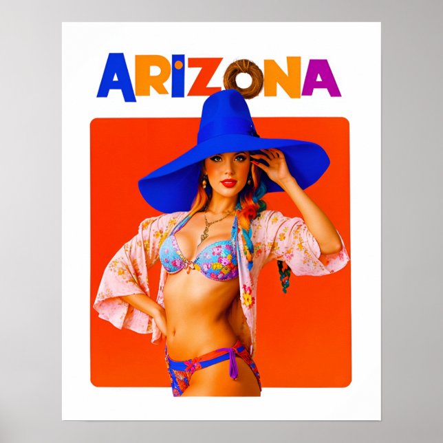 Poster de voyage Arizona (Devant)