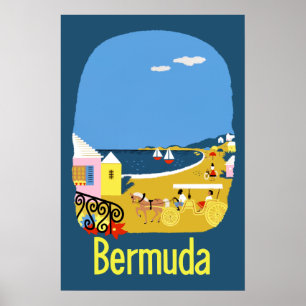 Poster de voyage Bermudes