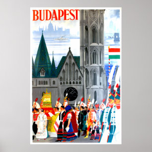 Poster de voyage Budapest, Hongrie