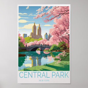 Poster de voyage Central Park New York