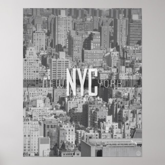 Poster de voyage de la Jungle urbaine de New York (Devant)