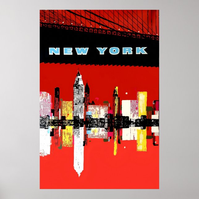 Poster de voyage de New York (Devant)