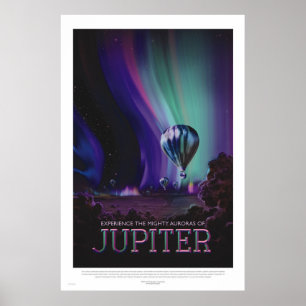 Poster de voyage de style rétro - Jupiter