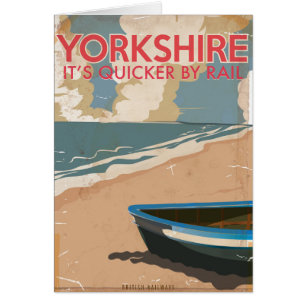 Poster de voyage du Yorkshire Vintage Railway