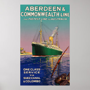 POSTER DE VOYAGE EN BATEAU À VAPEUR vintage NILE