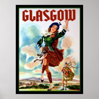 Poster de voyage Glasgow