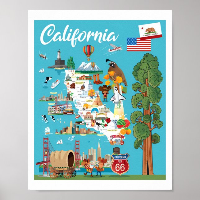 Poster de voyage Gold Rush (Devant)