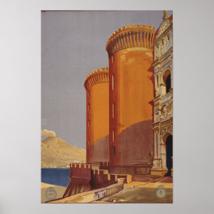 Poster de voyage Italie vintage
