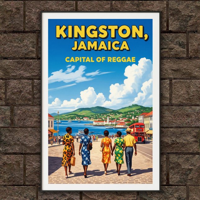 Poster de voyage Jamaïque Vintage des années 1960 (Créateur téléchargé)