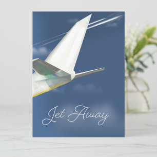 Poster de voyage Jet Away.