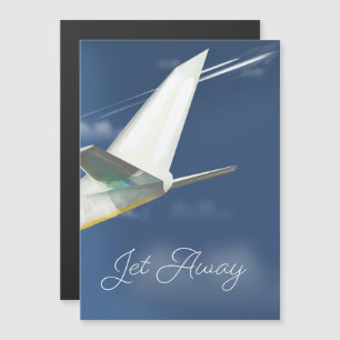 Poster de voyage Jet Away.