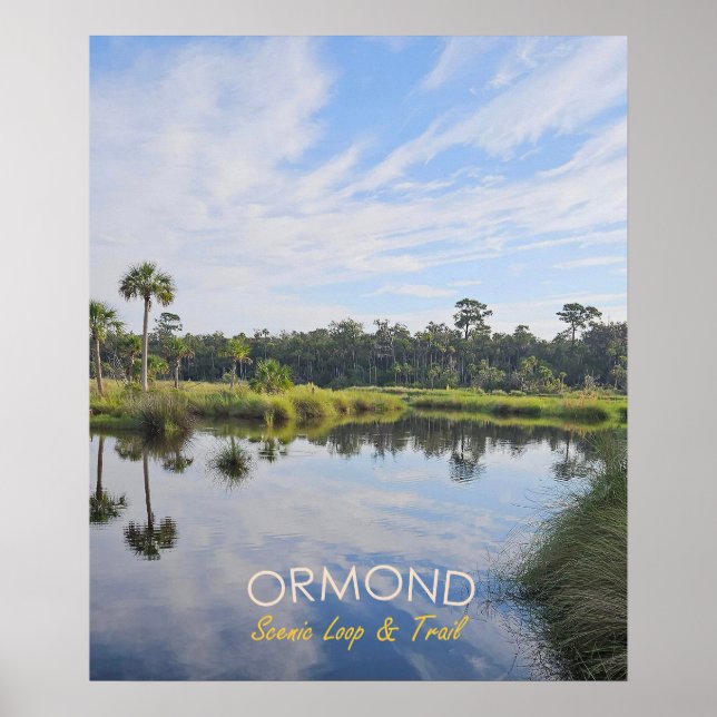 Poster de voyage Ormond Pittoresque Loop and Trail (Devant)