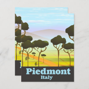 Poster de voyage Piedmont Italie