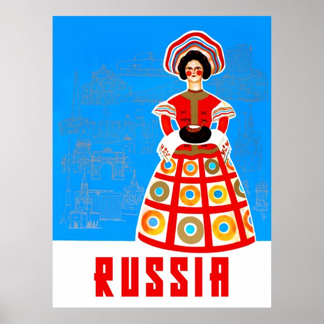 Poster de voyage Russie (Devant)