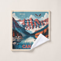 Poster de voyage sur mesure Monogramme Canada