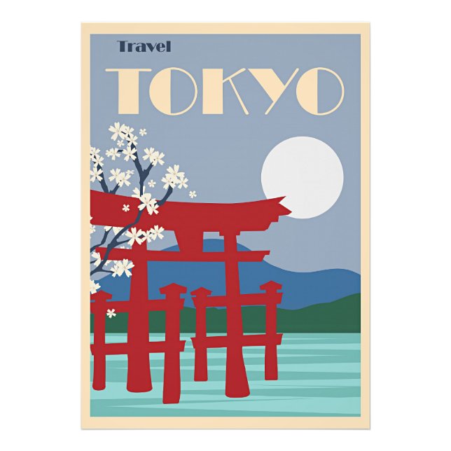 Poster de voyage Tokyo (Devant)